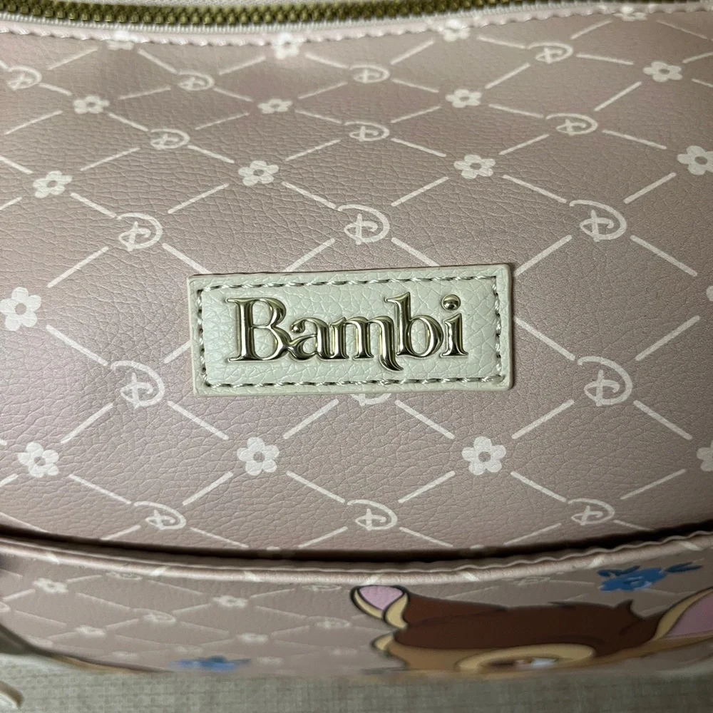 Disney Bambi NWT Travel Bag, Beige, great Diaper Bag, 18 x 12 x 8, soft! - Picture 4 of 14